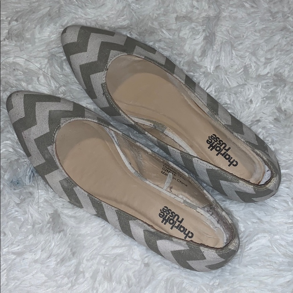 Cute stripe flats